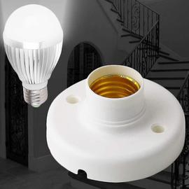 10 Pcs de Douille pour Ampoule E27, Supports de Lampe E27 Douille de Base  de Vis