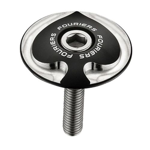 1pc Fouriers Cnc Bike Bicycle Stem Top Cap With Screw Poker Logo For 28.6mm 1 1/8\