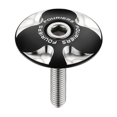 1pc Fouriers Cnc Bike Bicycle Stem Top Cap With Screw Poker Logo For 28.6mm 1 1/8\