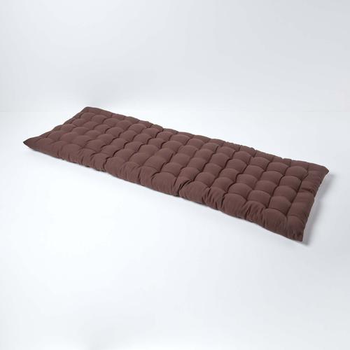 Coussin Pour Banc De Jardin 3 Places, Chocolat