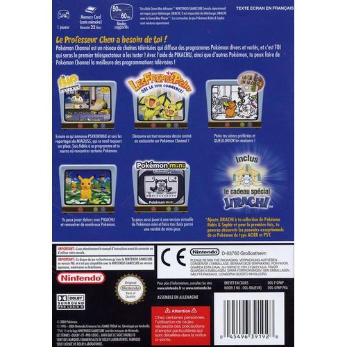 Pokemon Channel Gamecube