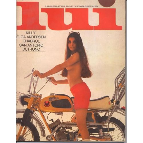 Lui / 07-1969  N° 66 : Jacques Dutronc (8p) - Elga Andersen (8p)