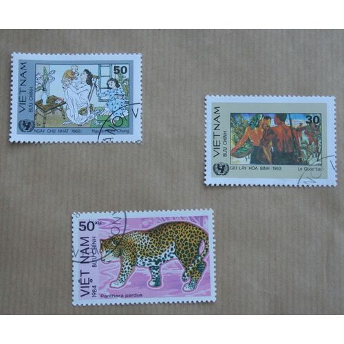 3 Timbres Du Viet Nam