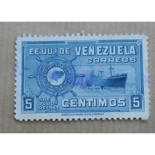 Timbre De Venezuela (5 Centimos)