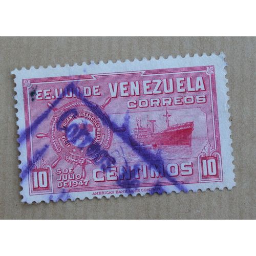 Timbre De Venezuela (10 Centimos)