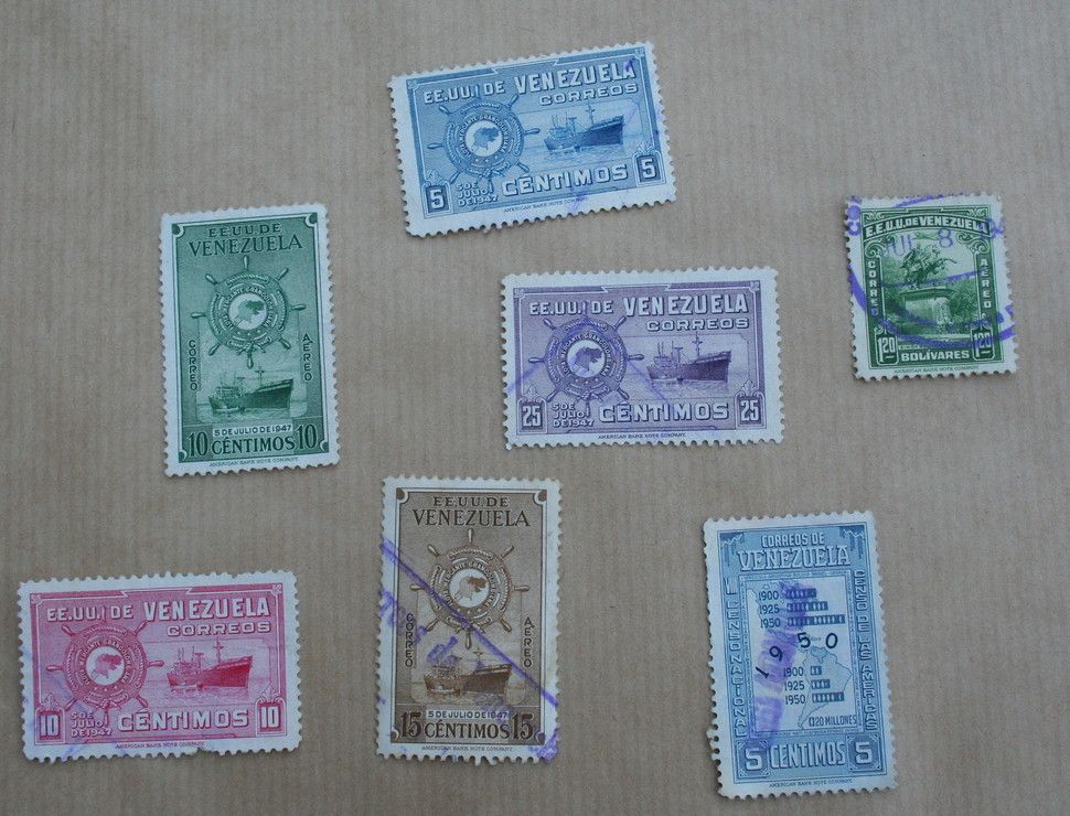 6 Timbres Du Venezuela