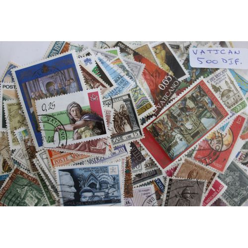 Vatican 500 Timbres Différents