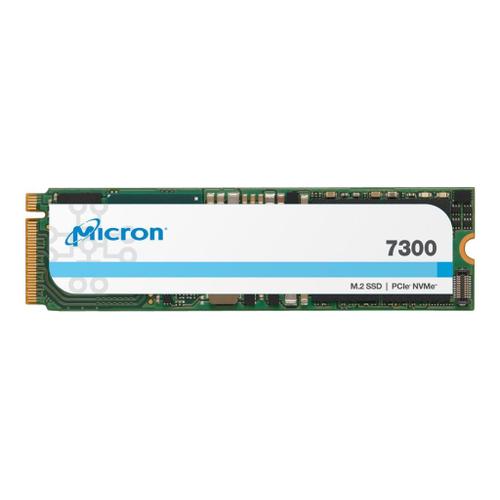 Micron 7300 PRO - SSD - chiffré - 480 Go - interne - M.2 2280 - PCIe 3.0 x4 (NVMe) - AES 256 bits - Self-Encrypting Drive (SED) - Conformité TAA
