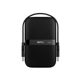 SILICON POWER Armor A60 - Disque dur - 1 To - externe (portable) - 2.5" - USB 3.2 Gen 1 - noir
