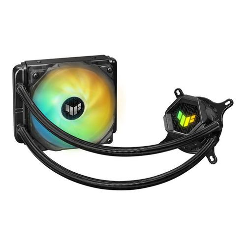 ASUS TUF Gaming LC 120 ARGB - Système de refroidissement liquide de processeur - Taille de radiateur : 120 mm - (pour : LGA1366, AM4, LGA1200, LGA1700, AM5, LGA115x Socket) - cuivre - 120 mm