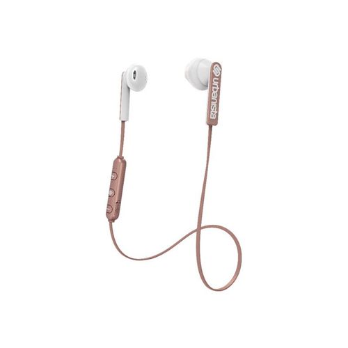 Urbanista Berlin - Écouteurs avec micro - embout auriculaire - montage derrière le cou - Bluetooth - sans fil - rose gold