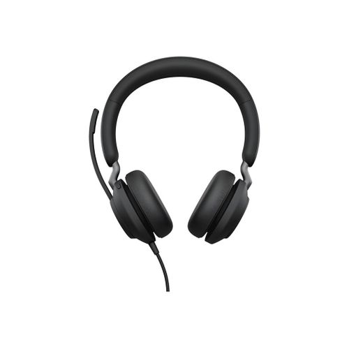 Jabra Evolve2 40 UC Stereo - Micro-casque - sur-oreille - filaire - USB-C - isolation acoustique