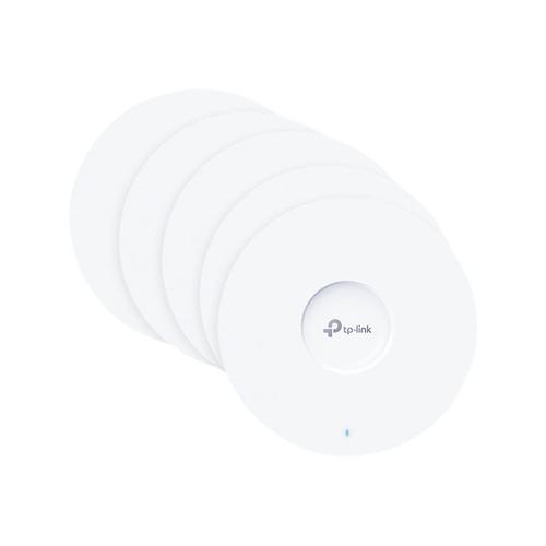 TP-Link Omada EAP613 V1 - Borne d'accès sans fil - Wi-Fi 6 - 2.4 GHz, 5 GHz - géré par le Cloud - montable au plafond/mur (pack de 5)