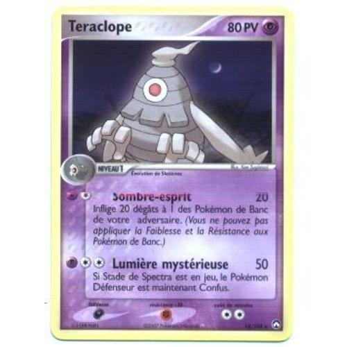 Pokemon Francaise Ex Gardiens Du Pouvoir Rare N° 14/108 Teraclope