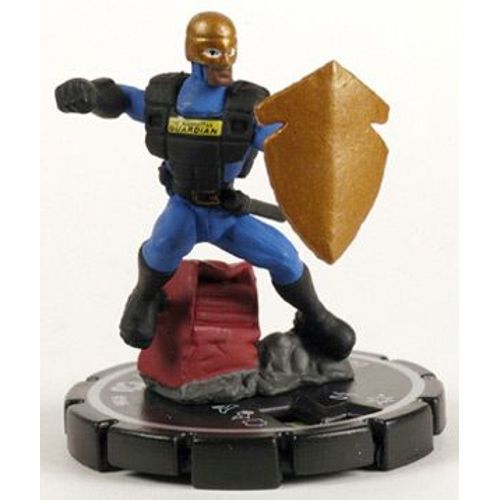 Heroclix ( Dc Heroclix ) - Guardian : Collateral Damage #086 / 47 Points - Unique (Cercle Argent Sur Le Socle)