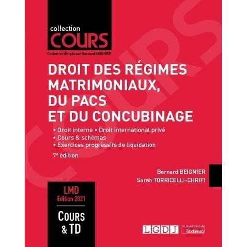 Droit Des Régimes Matrimoniaux, Du Pacs Et Du Concubinage - Droit Interne, Droit International Privé, Cours & Schémas, Excercices Progressifs De Liquidation