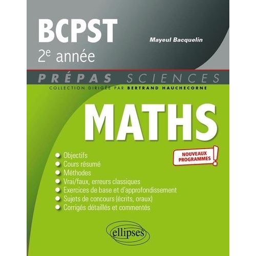 Mathématiques Bcpst 2e Année
