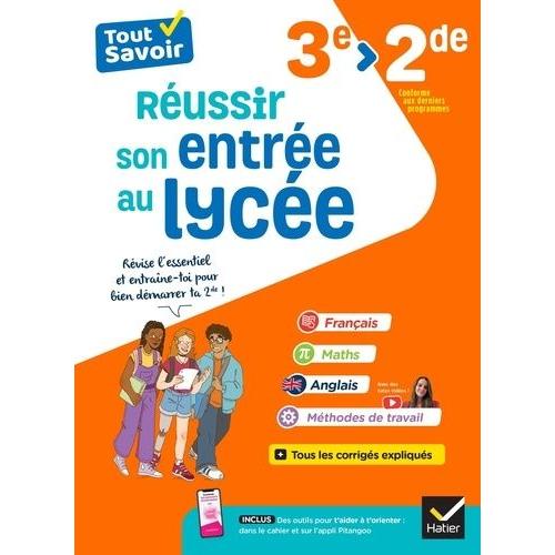 Réussir Son Entrée Au Lycée 3e-2de