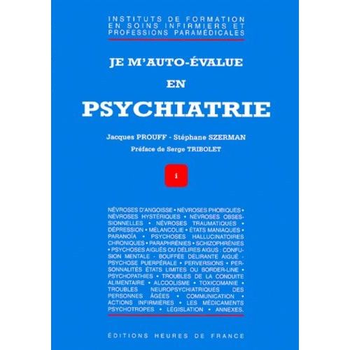 Je M'auto-Évalue En Psychiatrie