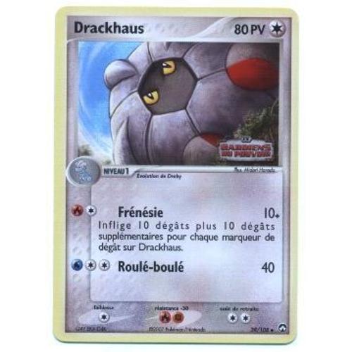 Pokemon Francaise Gardiens Du Pouvoir Holo Inv N° 39/108 Drackhaus