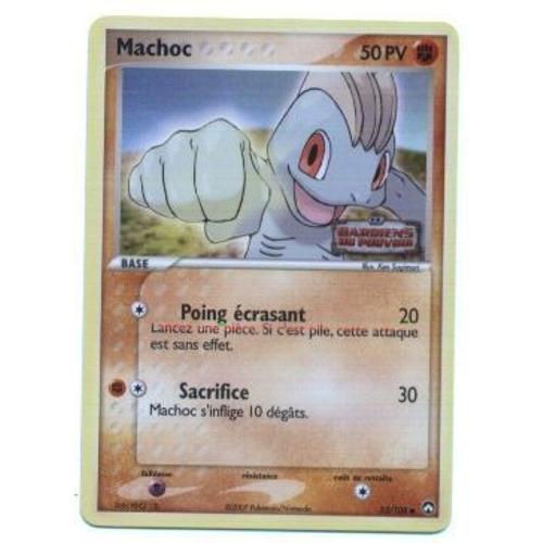 Pokemon Francaise Gardiens Du Pouvoir Holo Inv N° 53/108 Machoc