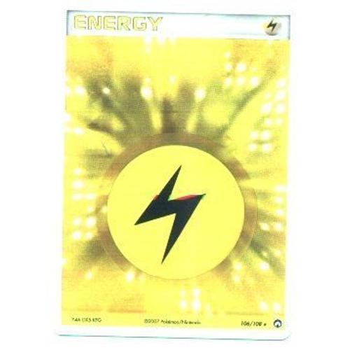 Pokemon Francaise Gardiens Du Pouvoir Énergie Holo N° 106/108 Énergie Électrique