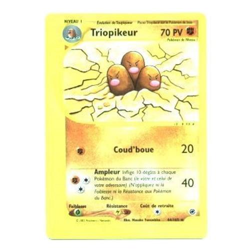 Pokemon Francaise Expedition Rare N° 44/165 Triopikeur