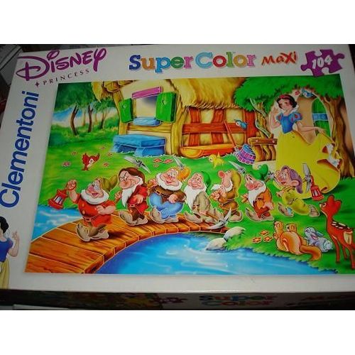 Disney Princess Supercolor Maxi Puzzle 104 Pieces