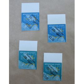 4 Timbres D'haiti