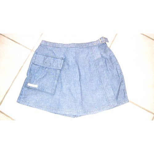 Jupe Short 12 Ans Bleu Jean Edeis