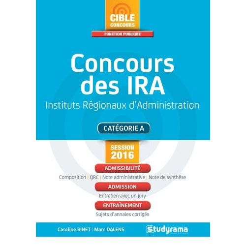 Concours Des Ira - Instituts Régionaux D'administration