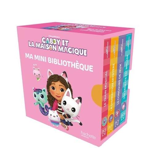 Gabby Et La Maison Magique - Ma Mini Bibliothèque - Coffret En 4 Volumes : Le Train Musical - La Disparition Mystère - Le Concours De Jeux - Fée Minette Est Malade