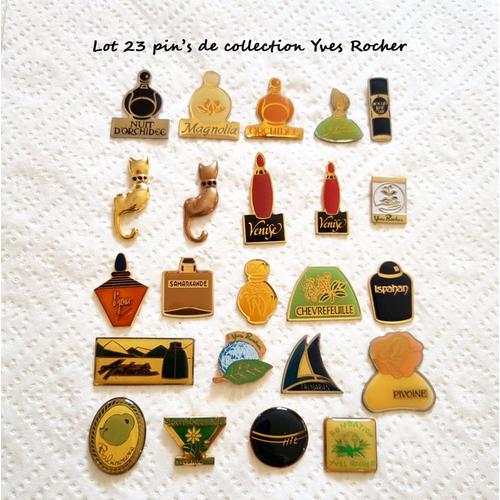 Lot 23 Pin's Parfum Yves Rocher, Série Complète