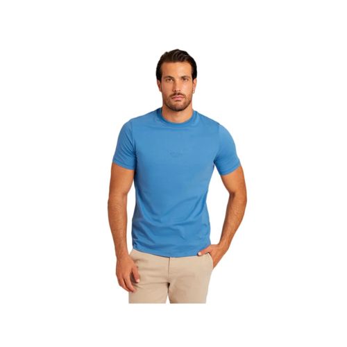 T Shirt Guess Classic Homme Bleu
