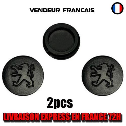 2pcs Bouton Pour Clé Plip Peugeot 106 205 206 306 406 Caoutchouc