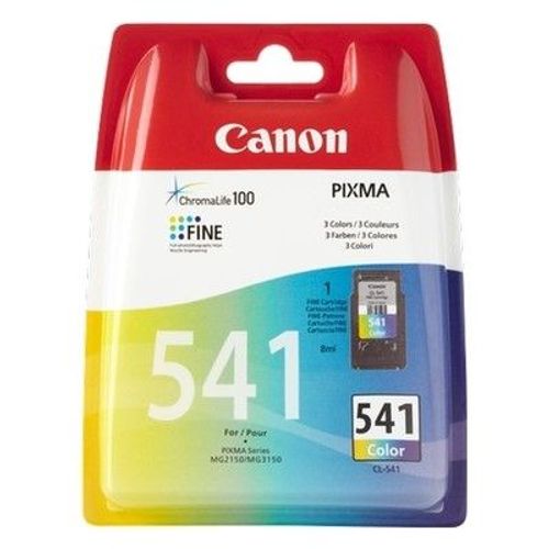 Canon CL-541 - Couleur (cyan, magenta, jaune) - originale - cartouche d'encre - pour PIXMA MG3150, MG3250, MG3510, MG3550, MG3650, MG4250, MX395, MX455, MX475, MX525, MX535