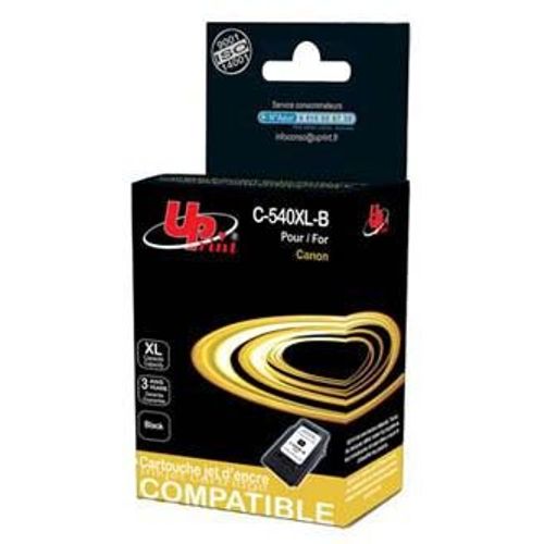 UPrint C-540XL - 25 ml - taille XL - noir - remanufacturé - cartouche d'encre (équivalent à : Canon PG-540XL ) - pour Canon PIXMA MG3150, MG3250, MG3550, MG3650, MG4250, MX395, MX455, MX475...
