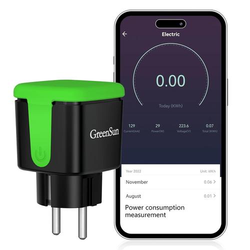 Prise Exterieure Etanche Prise Connectée Prise connectée Alexa Prise Connectée mesure Consommation Prise programmable Minuteur Prise Electrique Prise etanche Exterieur Smart Plug IP44