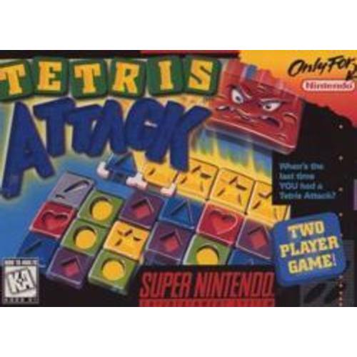Tetris Attack Snes Super Nintendo