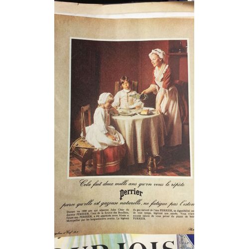 Publicité Papier: Perrier, Parue Dans La Presse En 1974
