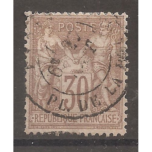 69 (1876) Sage Type I (N Sous B) 30c Brun Clair Oblitr En Second Choix (Cote 10e) (0891)