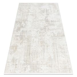 200x290 Cm Tapis Moderne Duke 51374 Crème - Vintage, Structuré, Très Doux, Franges