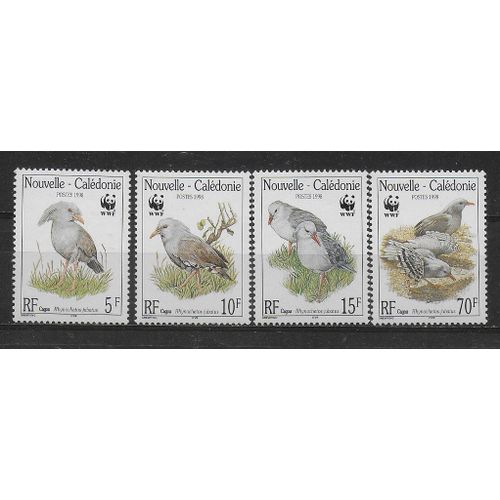 Nouvelle-Caledonie 1998 : Protection De La Nature : Le Cagou : Série Entière De 4 Timbres À 100 F. Neufs **