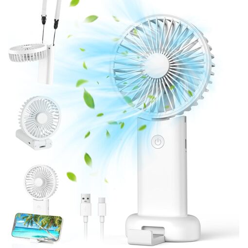 Ventilateur Portable, Ventilateur Silencieux Ventilateur de Poche 3...