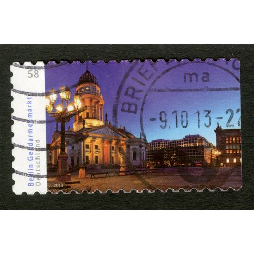 Timbre Oblitéré Deutschland, Berlin Gendarmenmarkt, 2013, 58