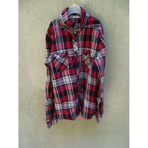 Chemise H&m Rouge, Noir Carreaux 13.14 Ans