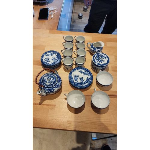 Service À Thé Et Café Japonais En Porcelaine Fine