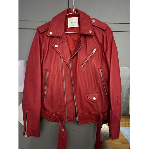 Veste En Cuir Mango