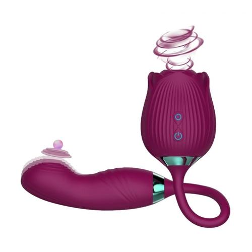 Stimulateur Clito Stimulateur De Clitoris Et Point G Rose Suck 11 X 3cm Violet Myplaytoys