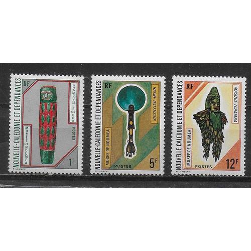 Nouvelle-Caledonie 1972 : Musée De Nouméa : Série De 3 Timbres À 18 F. Neufs **